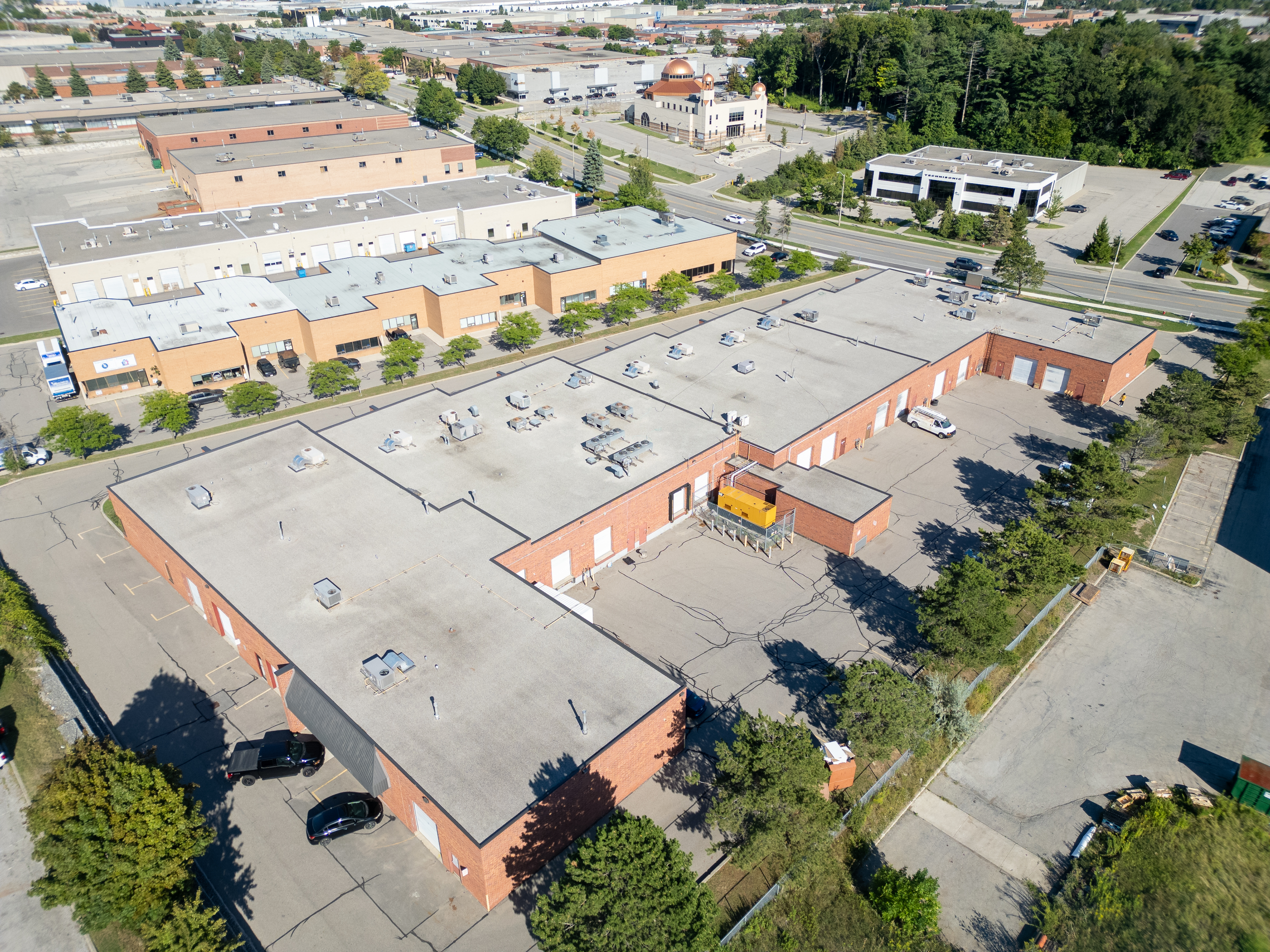 Aerial view of 215 Traders