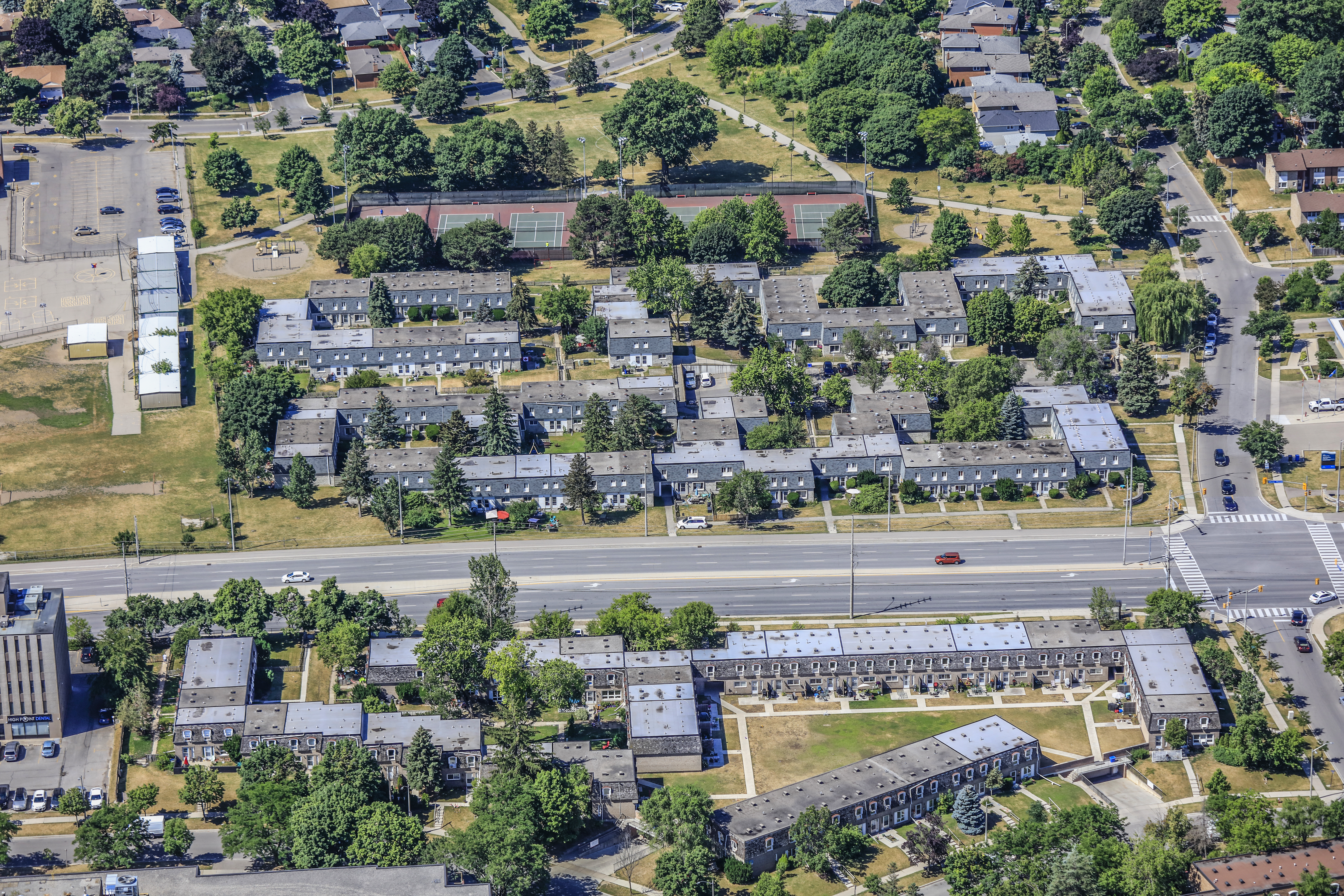 Aerial photo of Winding Trail